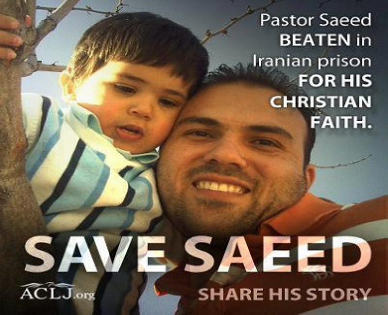 Saeed Abedini and his son