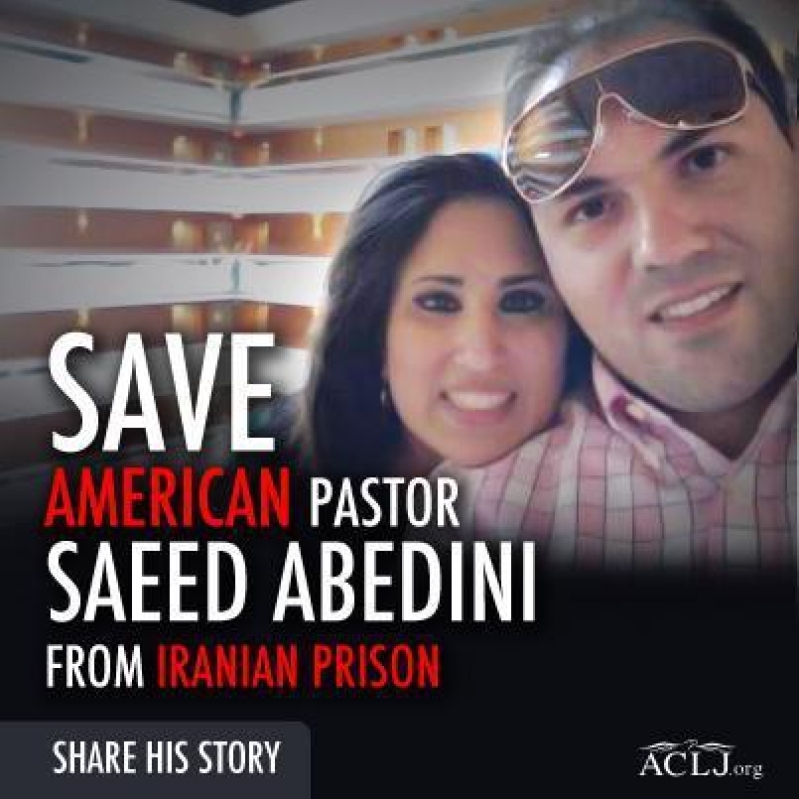 Saeed Abedini and family