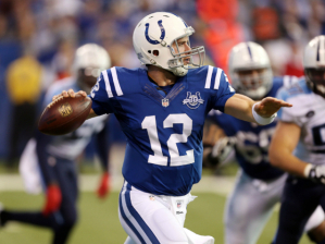 Indianapolis Colts quarterback Andrew Luck 