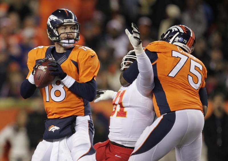 Denver Broncos quarterback Peyton Manning