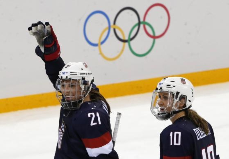 USA Women's Ice Hockey Team at Sochi 2014