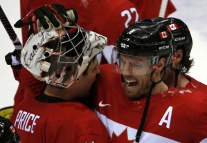 Team Canada Shea Weber at Sochi Olympics 2014