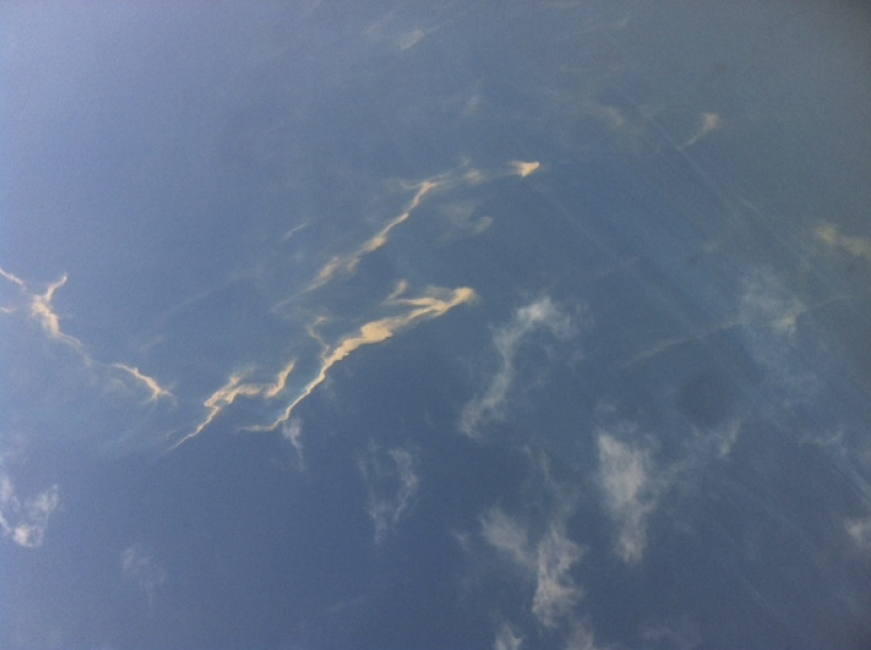 Oil Slick not connected to Malaysia Airline mh 370