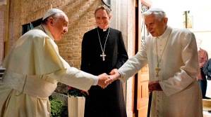 Pope Benedict and Pope Francis