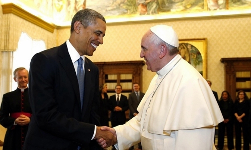 Barack Obama and Pope Francis