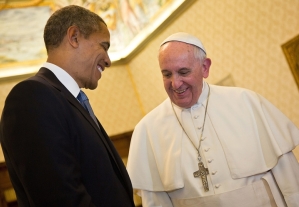 Barack Obama and Pope Francis