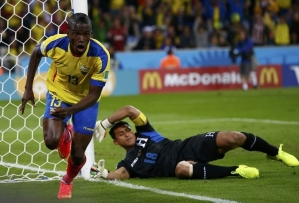 Ecuador's Enner Valencia - FIFA World Cup 2014 Brazil