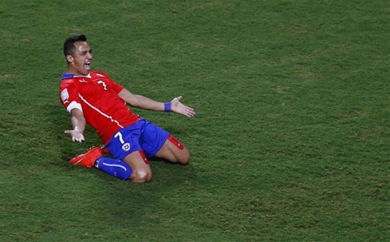 Chile striker Alexis Sanchez - World Cup 2014