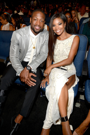 Dwyane Wade and Gabrielle Douglass