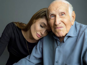 Angelina Jolie and Louis Zamperini