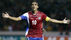 Costa Rica's Bryan Ruiz 