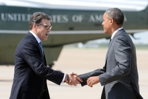 Rick Perry and Obama