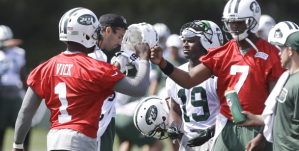 New York Jets Geno Smith and Michael Vick