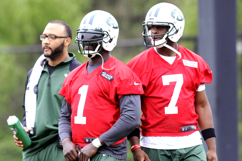 Michael Vick and Geno Smith