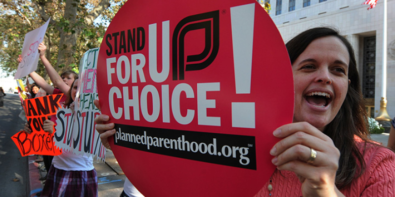 Pro-Choice Protesters - California Abortion