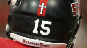 Arkansas State Football Helmet Cross Controversy