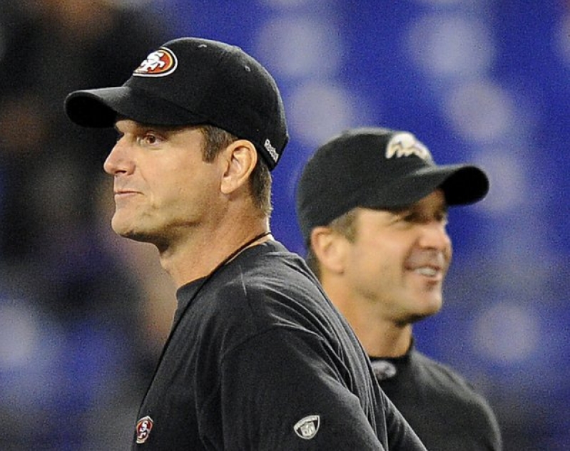 Jim and John Harbaugh