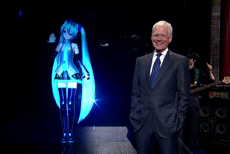 Hatsune Miku - David Letterman