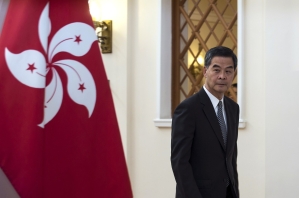 Hong Kong Chief Executive Leung Chun-ying