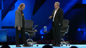 Neil Young and Al Gore at Dreamforce 2014