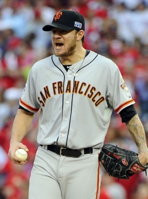 San Francisco Giants Pitcher Jake Peavy