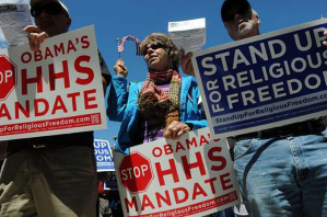 Affordable Care Act, Religious Persecution, Healthcare Reform Law, Protest