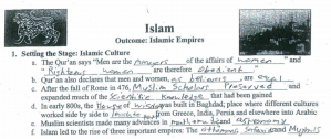 Islam Homework