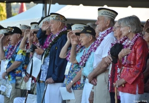 Pearl Harbor Survivors Salute at 73 Anniversary of Pearl Harbor Attack