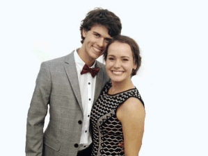 John Luke Robertson and Fiance Mark Kate