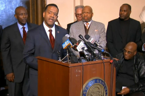 Atlanta Fire Chief Speaks at Rally