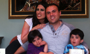 Saeed Abedini and family