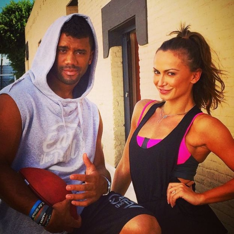 Russell Wilson and Karina Smirnoff