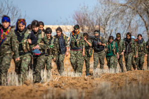 Female Fighters of Kurdish Troops Regain Kobani from ISIS