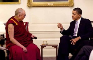 The Dalai Lama and Obama