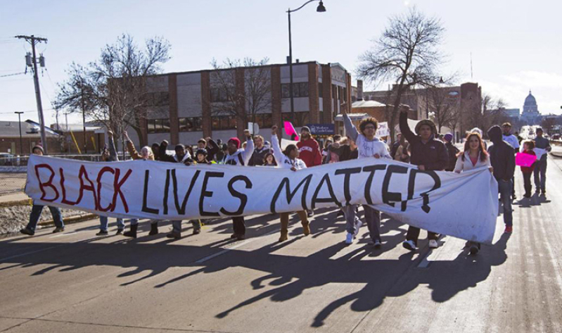 Protesters in Madison