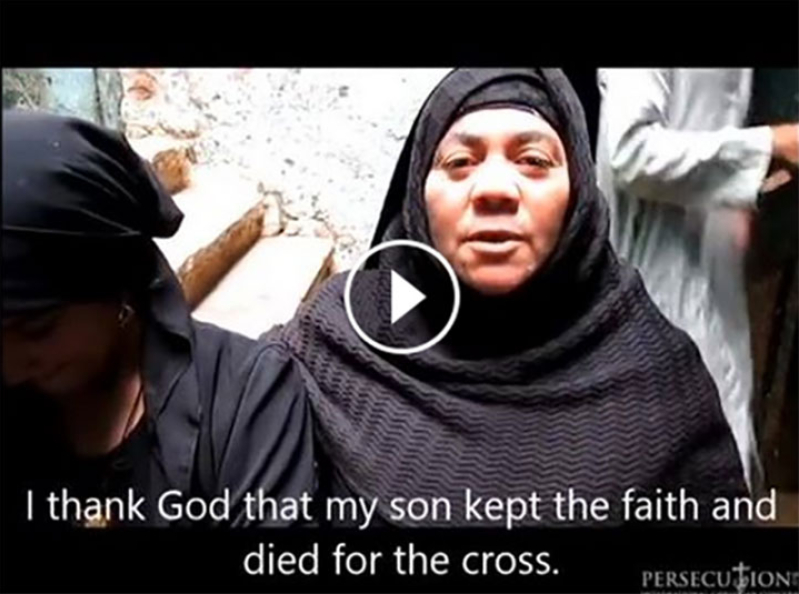 Mother Egyptian Martyr Killed by ISIS