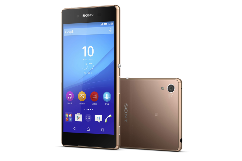 The Sony Xperia Z3+.