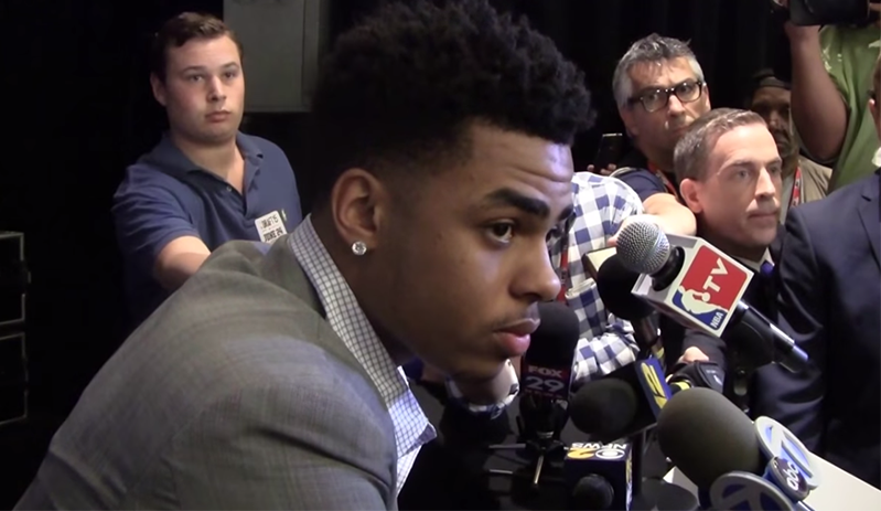 D'Angelo Russell at NBA Draft 2015 