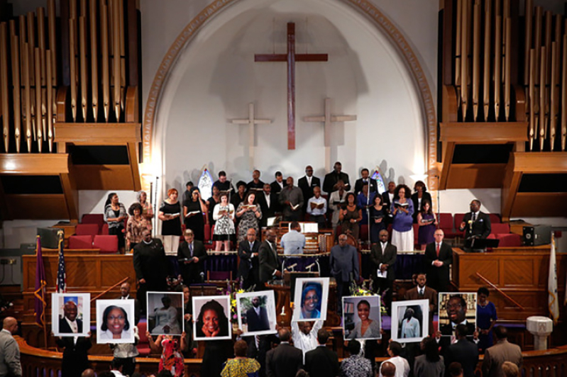 Charleston Church Shooting Memorial Service 