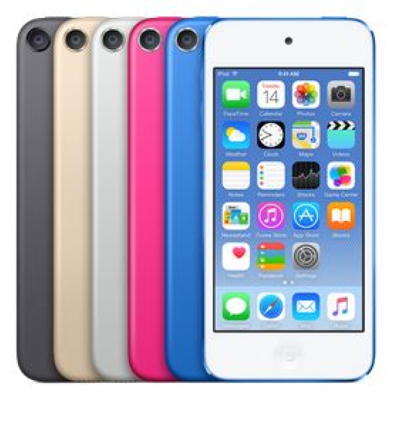 The iPod Touch Sixth Generation in six colors!