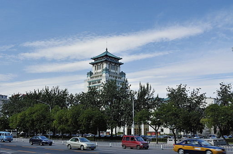 The Chang'an Avenue in Beijing