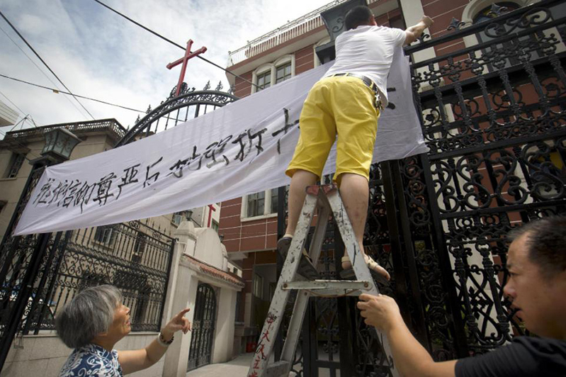 China Church Cross Removal Protests