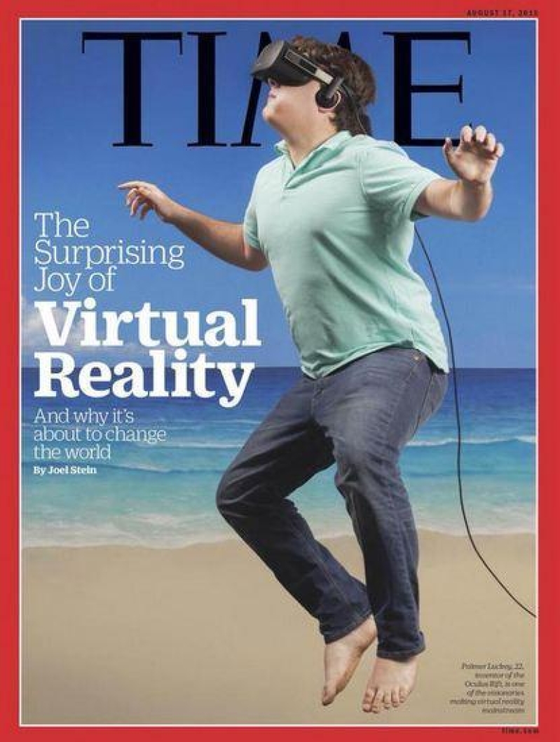 A questionable cover from Time Magazine about VR.