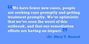 Statement of Dr. Mary Travis Bassett, commissioner of the New York City Department of Health and Mental Hygiene