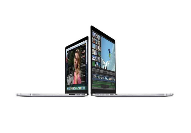 The two versions of the MacBook Pro.