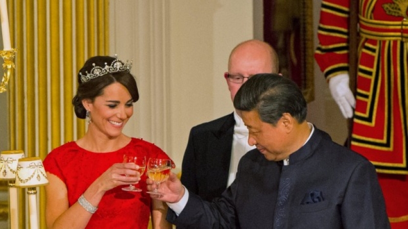 Xi Jingping and Kate Middleton