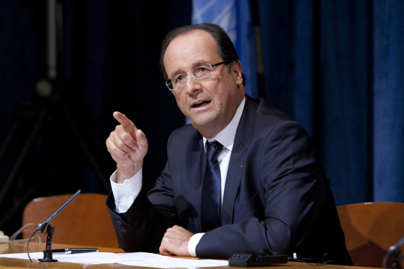 French President Francois Hollande