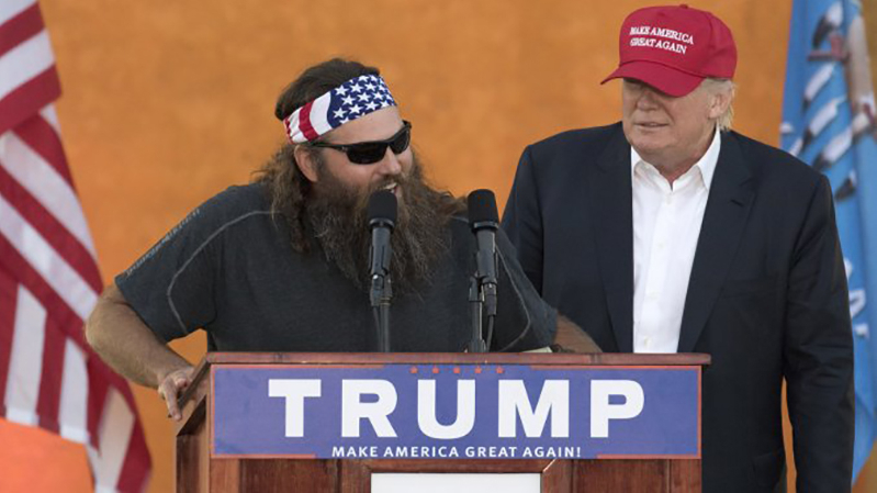 Willie Robertson and Donald Trump