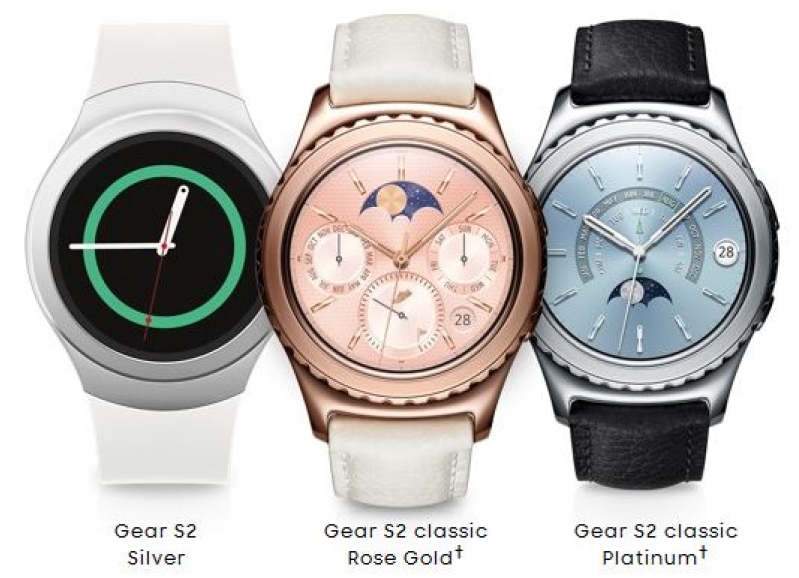 The Samsung Gear S2 Smartwatch.