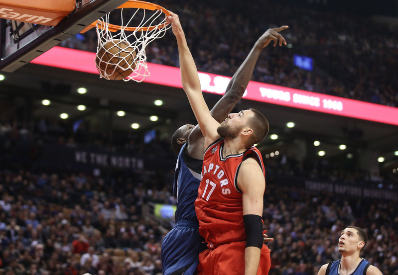 NBA: Minnesota Timberwolves at Toronto Raptors